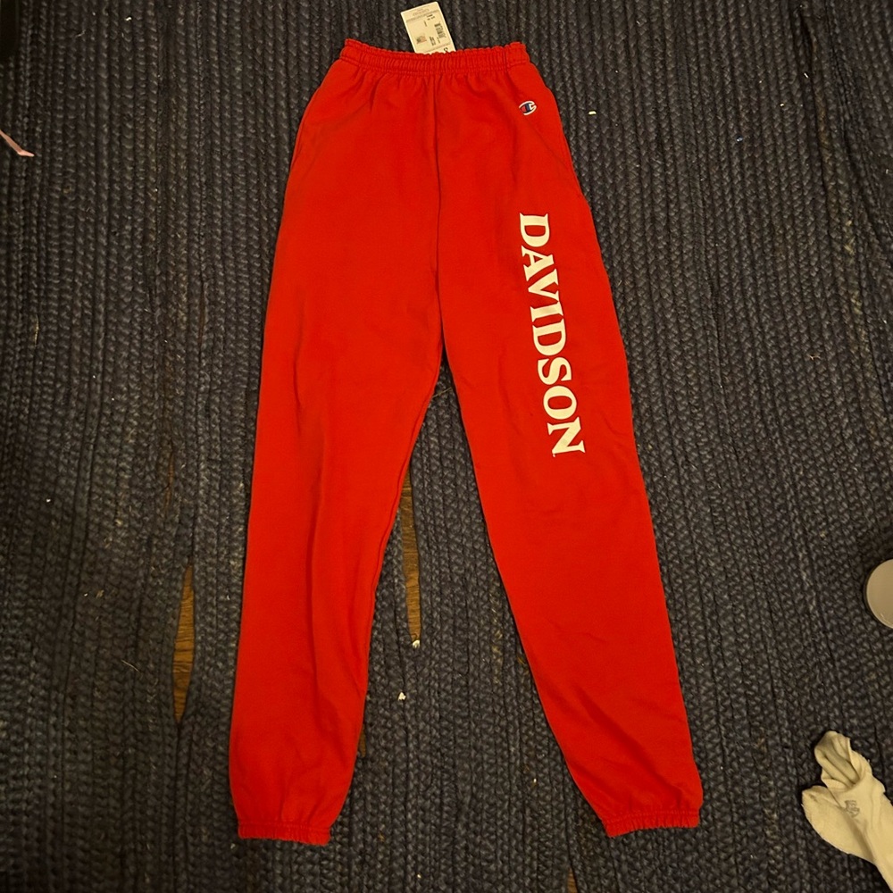 Davidson Red Champion Sweatpants